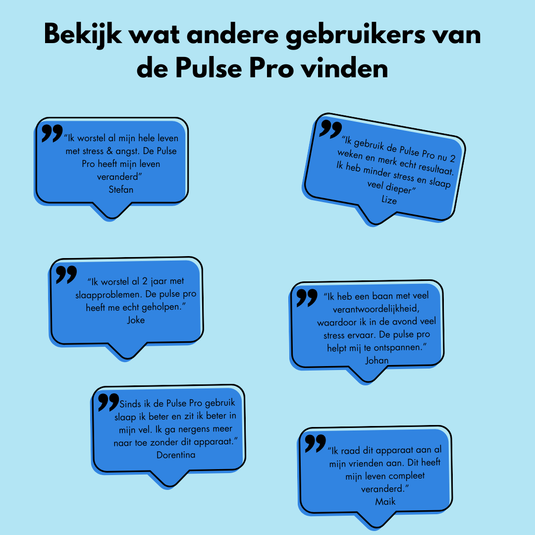 Sleep Pulse Pro | Helpt angst, stress en slapeloosheid te verminderen