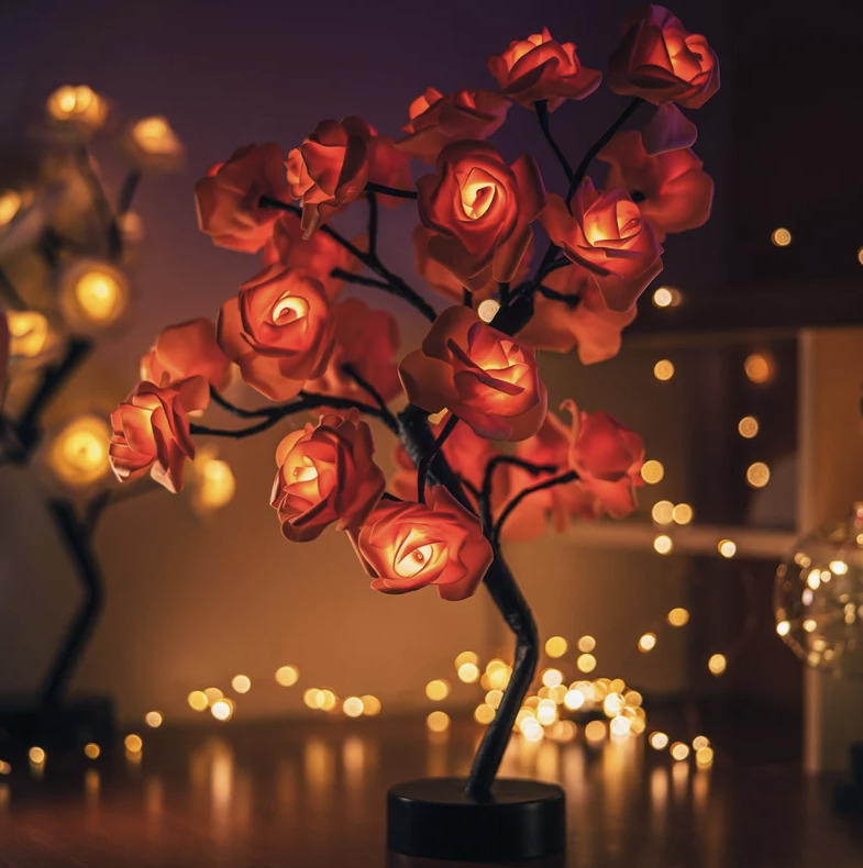 Rose Tree Lamp™ - Het perfecte valentijnscadeau